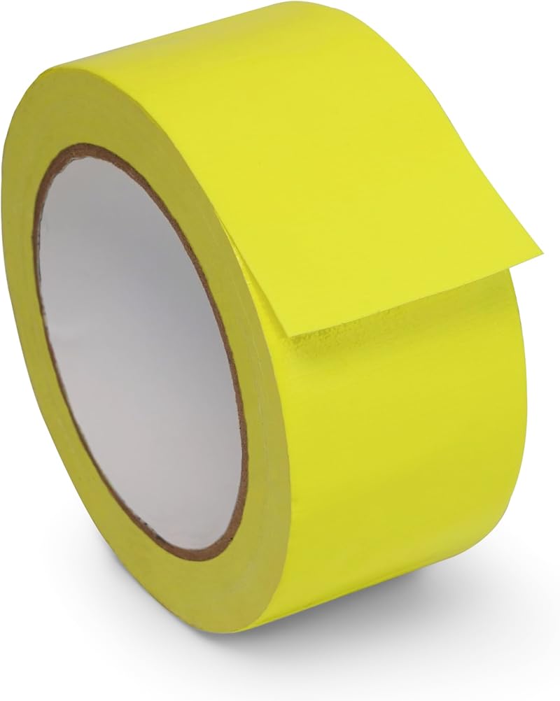 Winsome Hi Viz Cloth Tape Glow in the Dark 20m x 50mm Neon Fluorescent Tape