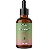 SAISZE Rosemary Oil for Hair Growth, Organic Oil for Eyebrow and Eyelash, Nourishes Scalp, Strengthens Hair, 60ml