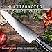 Chef Knife 8 inch: By Xm Home & Kitchen; Premium Very Strong High Carbon Full Tang German Steel Blade Extremely Sharp; Made For Chopping And Slicing Of All Foods A Chef-Kitchen-Knife You Must Have