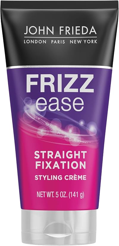 John Frieda Frizz Ease Straight Fixation Styling Creme 5oz - Smooth Hair Control