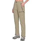 Little Donkey Andy Women's Lightweight Quick Dry Cargo Hiking Pants UPF 50+ Stretch Travel Casual Trousers