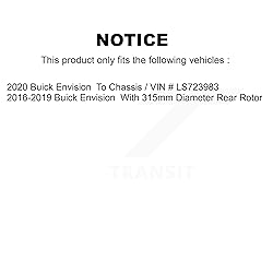 CMX Front Rear Ceramic Brake Pads Kit Replacement