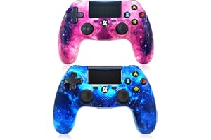 CHENGDAO Controller for PS4, Wireless Controller 2 Pack for Sony PlayStation 4/Slim/Pro, Remote Control with 6-Axis Motion Sensor/Double Vibration/Sensitive Touch Pad/Speaker & 3.5mm Audio Jack/800mAh Battery