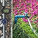 TACKLIFE Digital Water Timer, Solar Panels, Irrigation Sprinkler Controller, Precise Control of Water Volume, LCD Display Screen, Single-Valve, Super Easy to Set up and Program - HXGWT2A