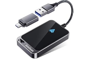 Jemluse Android Auto Wireless Adapter for Factory Wired Android Auto Car, Instant Connection Converts Wired to Wireless, Wireless Android Auto Dongle Fit for Android 11+ & Cars from 2017