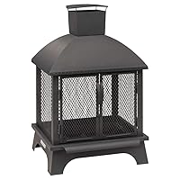  Feuerkorb Landmann schwarz XXL ✔ eckig 