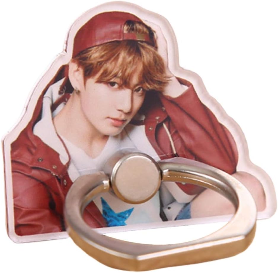 Isaiah special Hot Kpop Bts Bangtan Boys Mobile Phone Stand Holder Ring Buckle Finger Ring Grip Jimin V Rm(None B16-2/)
