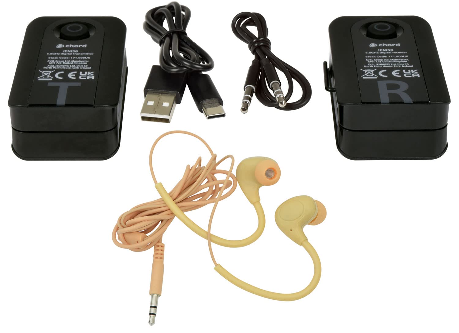 Chord | IEM58 Compact In-Ear Monitoring System | Frequency 5.8GHz