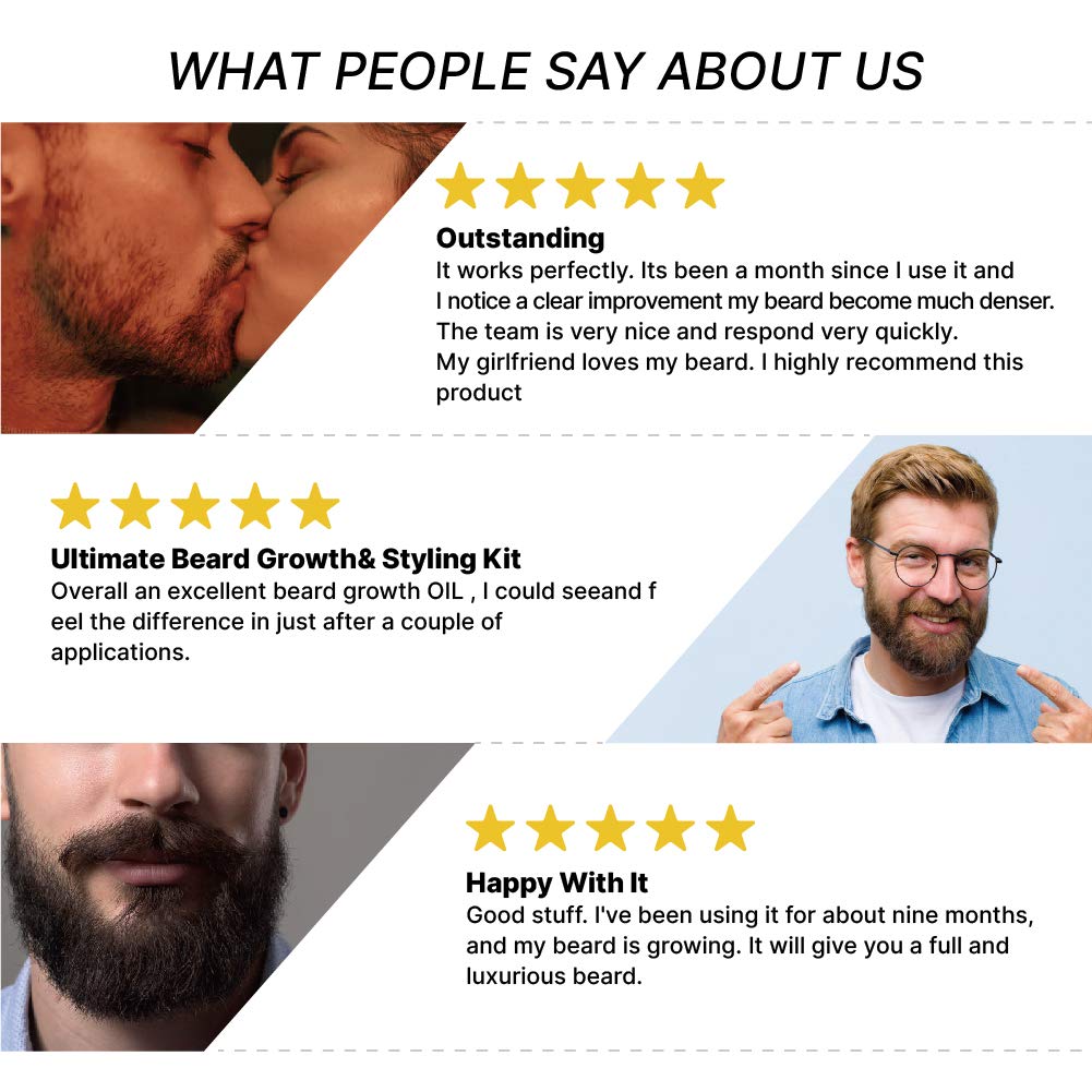 Amazon Com Beard Growth Oil Grow Your Beard Fast All Natural