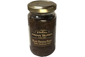 ELLEESSE Elle Esse Italian Black Truffle Paste, 6.3 oz – Gourmet Summer Truffles for Pasta and Sauces