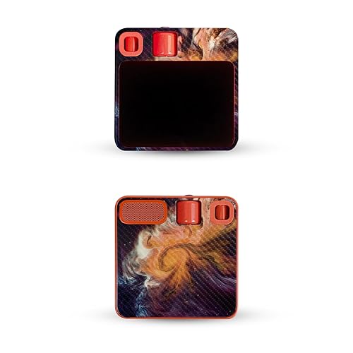 Carbon Fiber Skin Compatible with Rabbit r1 - Swirl Galaxy - Premium 3M Vinyl Protective Wrap Decal Cover - Easy to Apply | Crafted in The USA by MightySkins - Amazon deal for $17.25