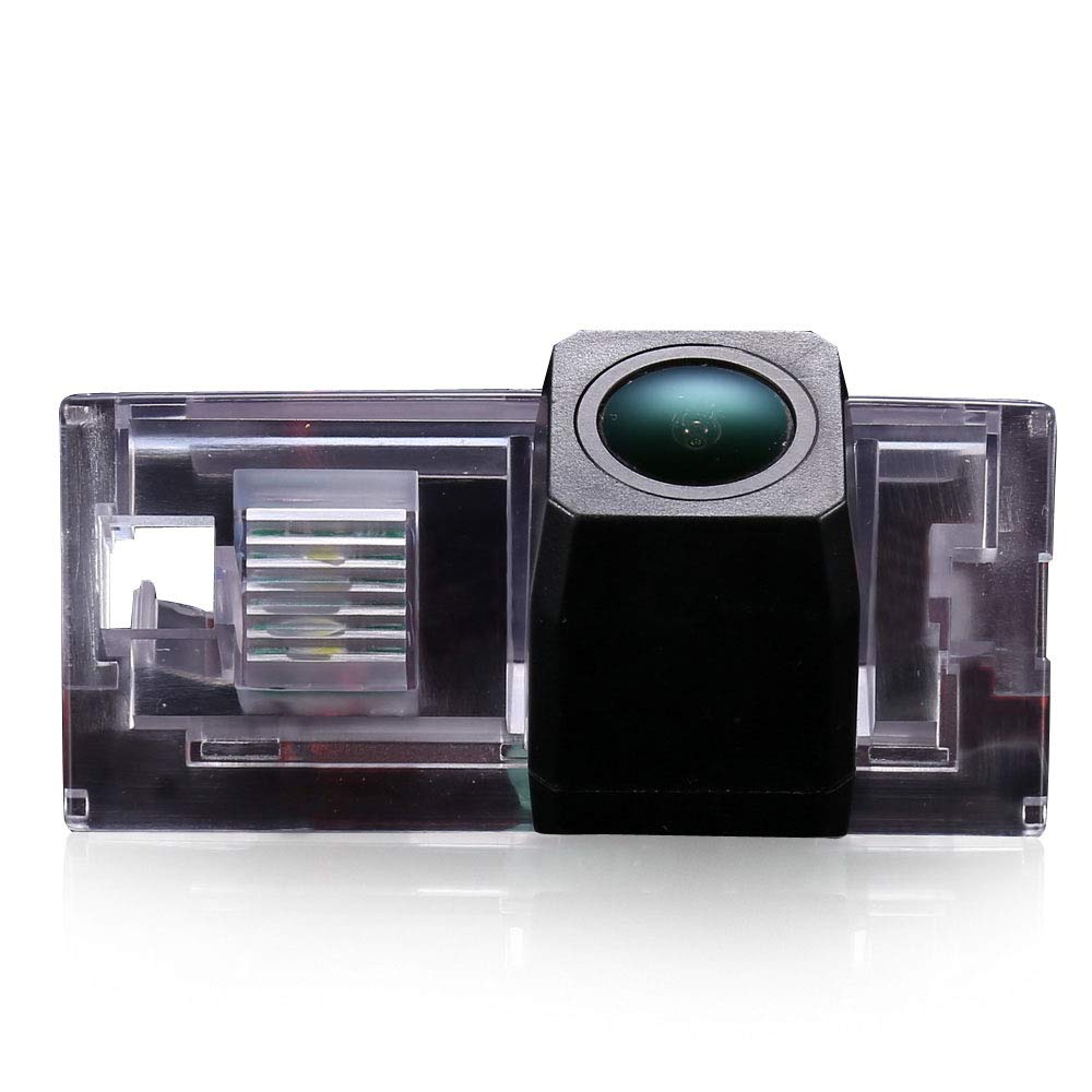 HD IP68 1280 Pixels 170° License Plate Light Rear View Reversing Backup Camera Compatible with BMW E46 Touring Limo Compact Limousine Convertible 4D 5D 316i 318i 320d 323i 328i 330ci (7021)