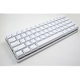 Mechanical Keyboard - KBC Poker 3 (Pok3r) - White Case - PBT Keycaps - Cherry Mx-Red [Metal Casing]