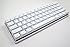 Mechanical Keyboard - KBC Poker 3 - White Case - PBT Keycaps - Cherry Mx-Blue [Metal Casing]