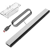 Motion Sensor Bar for Wii - Wired USB Sensor Bar Replacement for Nintendo Wii and Wii U Console - Game Accessories for Wii, Wii U
