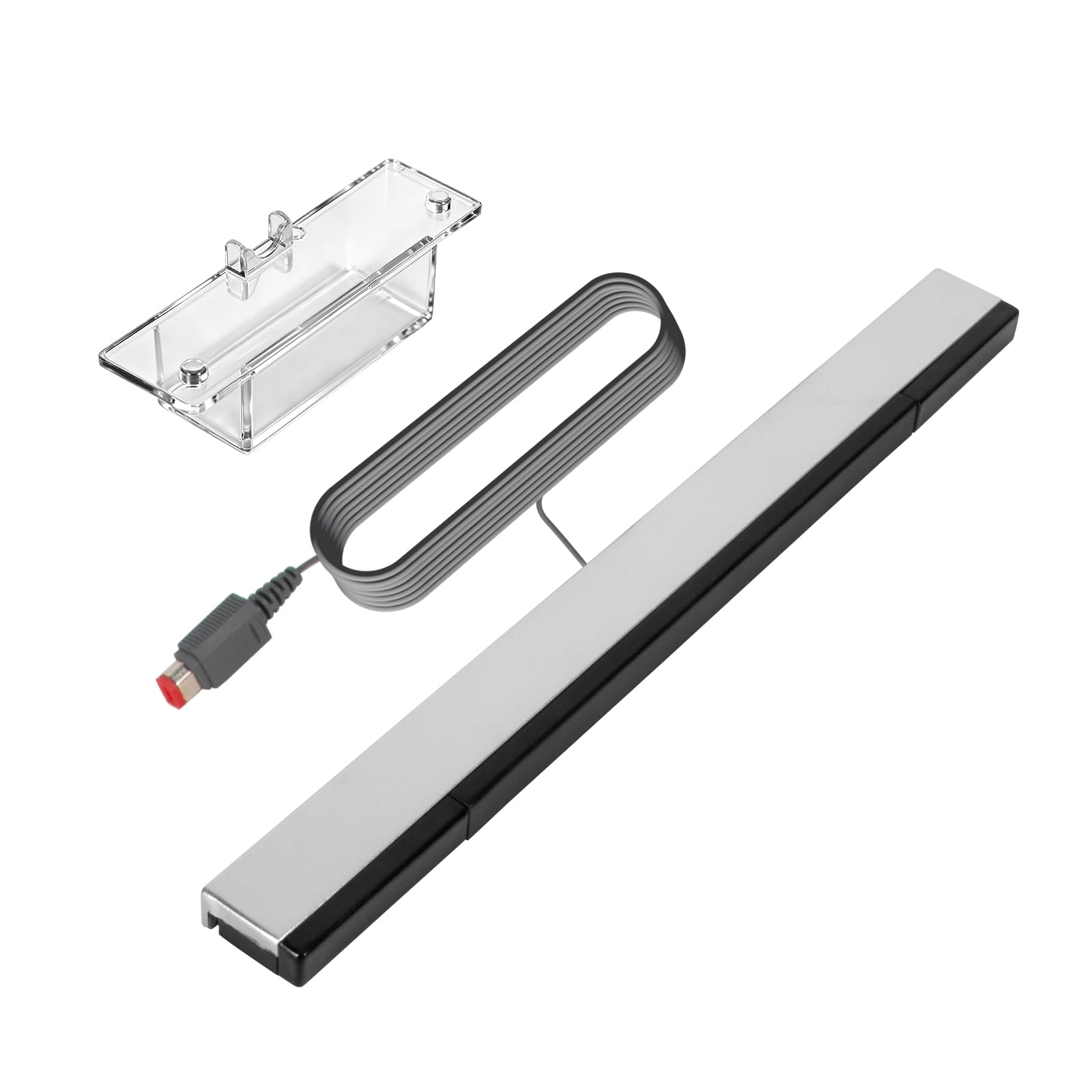 Motion Sensor Bar for Wii - Wired USB Sensor Bar Replacement for Nintendo Wii and Wii U Console - Game Accessories for Wii, Wii U