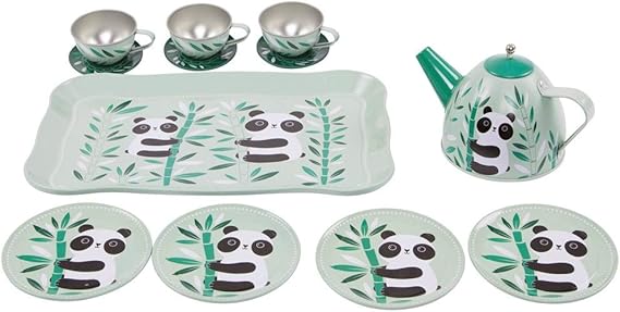 sass and belle tin tea set