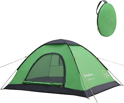Amazon Com Kingcamp 2 3 Person Automatic Pop Up Camping Tent 3