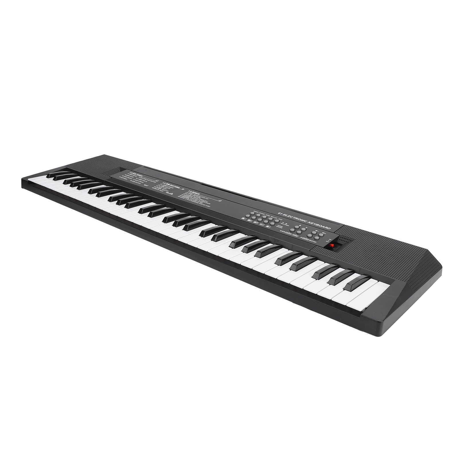 Electronic Keyboard, Plastic USB Powered 61 Key Electric Piano Recording for Over 3 Years Old for Travel