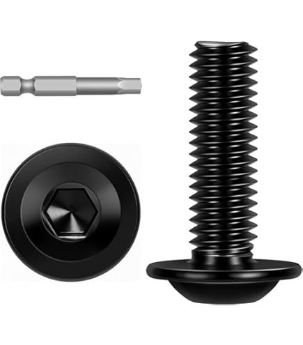 Tornillos Botón Allen M6 Negro Acero Inoxidable – Acabado Elegante Y Resistente A La Corrosión