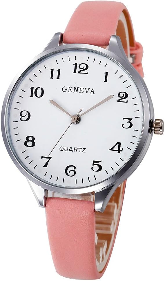 Amazon 時計 レディース おしゃれ 人気 Kohore シンプルかつカジュアル腕時計watchレディース スポーツ レディース 腕時計 男女兼用 レディース時計 人気 ランキング クォーツ腕時計 ファッションかわいい 薄型ビジネス用 通勤用 プレゼント ピンク レディース