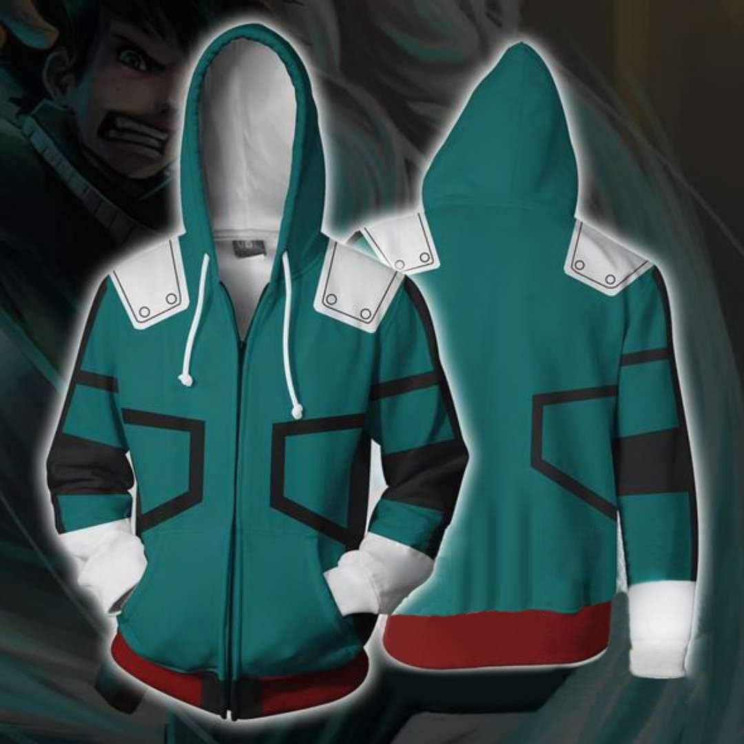 deku hoodie with ears