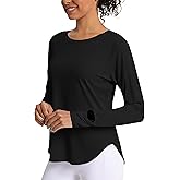 CHALLMOTI Women's Sun Shirts UPF 50+ Long Sleeve UV Protection Shirt Rash Guard Lightweight Quick Dry SPF Workout Hiking Tops