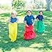 Voucchi 4 in 1 Outdoor Games for Kids, Potato Sack Race, Egg & Spoon Race, 3 Legged Race & Bean Bag Toss, Backyard Party & Picnic Fun for All