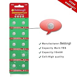 SR626SW Watch Batteries 377 376 AG4 LR626 1.55V
