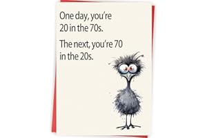 Abeletree Funny 70th Birthday Card Gifts for Women Men, Happy 70th Birthday Decorations for Dad Mom, Cool Gifts for 70 Year Old Woman Man