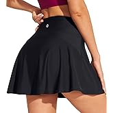 Ewedoos Swim Skirt Tummy Control Swim Skirt Bottoms for Women with Pockets Bathing Suit Swimsuit Tankini Swimming Skort
