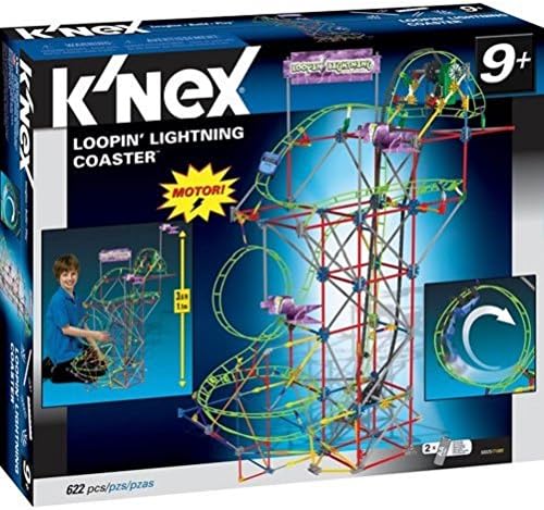 knex looping light up roller coaster