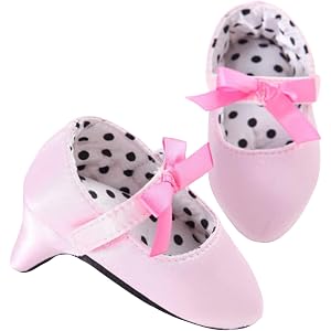 BULINGNA Newborn Baby Girl Princess Shoes High Heels, Cute Soft Sole Crib Shoes for 3-9M Infants Baby Gift Photography Props