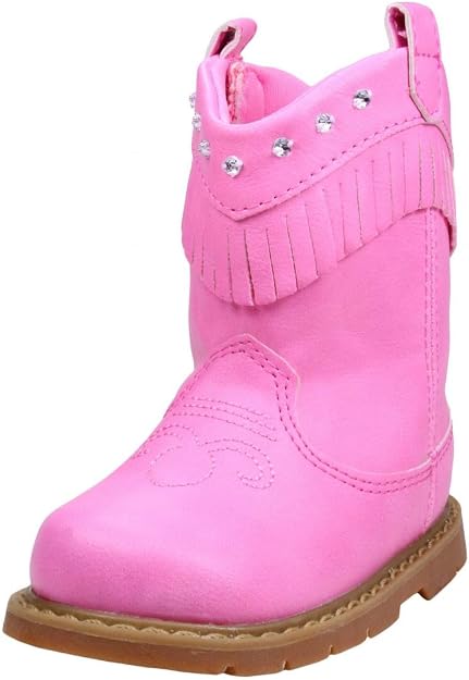 newborn pink cowboy boots