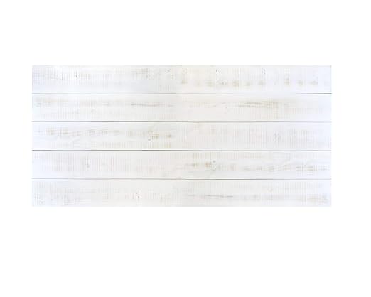 Cabecero Antiguo Recto Horizontal Pintado Sam, Madera, Blanco ...