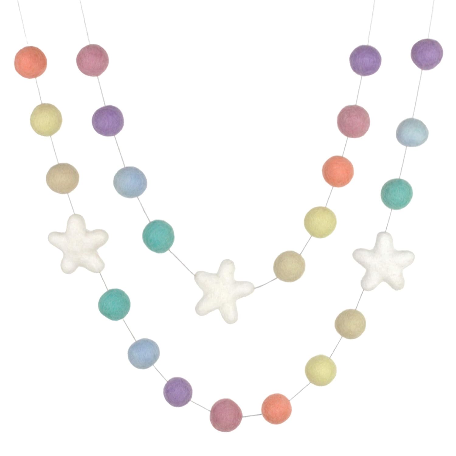 Paper &amp; Party Supplies Party Supplies Easter Spring Pastel Felt Pom Pom
