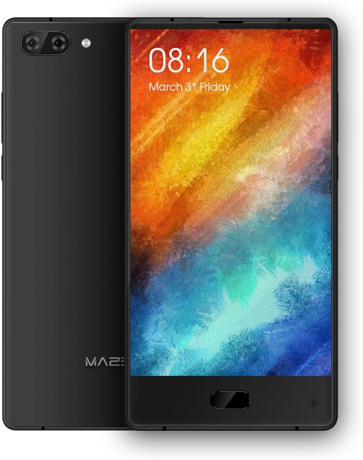 MAZE Alpha 4G LTE Smartphone 6.0inch FHD Display 1920*1080pixel MediaTek Helio P25 Octa-core 2.5GHz Android 7.0 4GB RAM 64GB ROM 13.0MP+5.0MP Dual Rear Camera 5.0MP Front GPS Fingerprint Smart Phone (4-64GB)