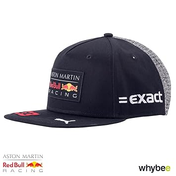 Mütze / Kappe, 2018 Max Verstappen, flacher Schirm, für Erwachsene, Aston Martin, Red Bull, F1-Team