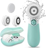 TOUCHBeauty Electric Facial Cleansing Brush 3 Heads 2 Speeds Deep Exfoliating view 1