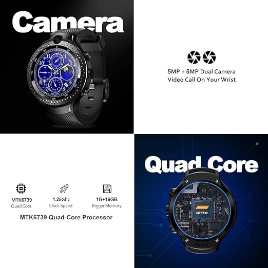 BZLine Zeblaze Thor 4 Dual Sport Smartwatch Bluetooth Reloj ...