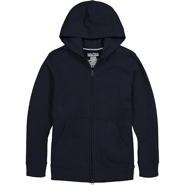 Amazon.com: Nautica Boys' School Uniform Polar Fleece Zip-Up
