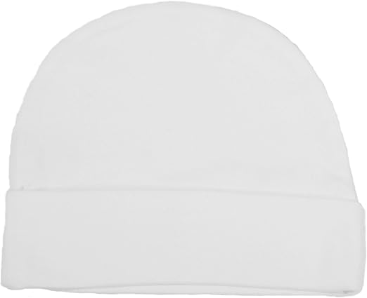 baby white beanie