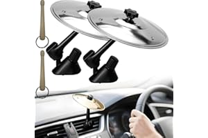2 Pcs Car Crash Air Cymbal Vent Drum Installations Accessories Easy Clip-On Mini for All Types of Vehicles Music Lovers Make 