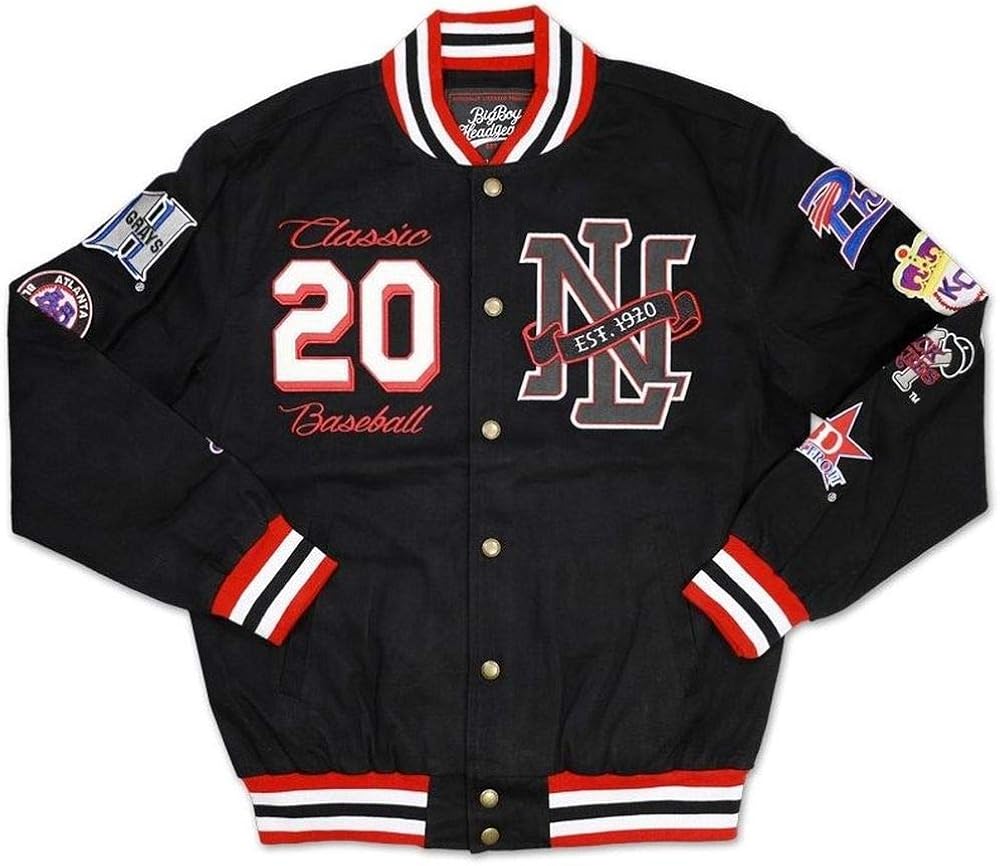 Big Boy Headgear NLBM Negro Leagues Baseball Twill Jacket