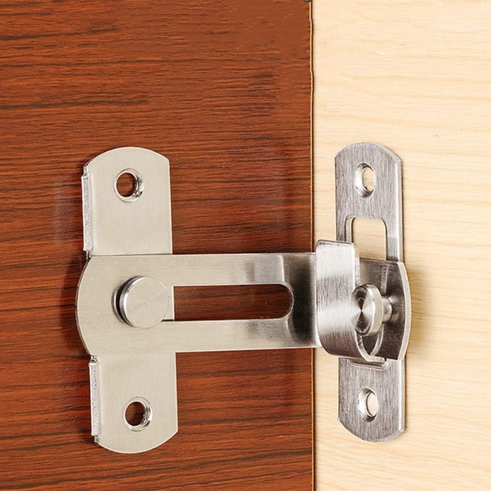 Pestillo para puerta de 90 grados con hebilla barril con tornillos para