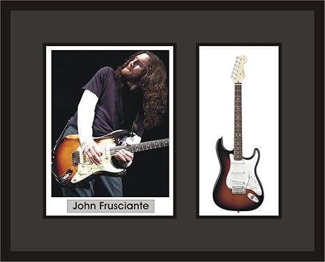 Amazon ジョン フルシアンテguitar Shadowbox Frame Red Hot Chilli Peppers アートフレーム ポスター オンライン通販