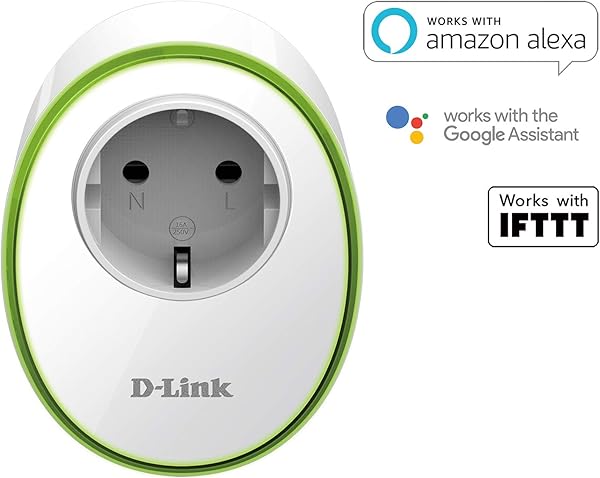 D Link DSP W115   Enchufe Inteligente WiFi Control Desde mvil o Tableta Mediante App Gratuita mydlink programacin horaria ONOff Compatible Amazon Alexa y Google Home IFTTT Blanco