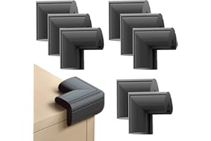 DEKUKAR (8 Pack) Corner Protectors for Kids, Upgraded Foam Soft Corner Guards Baby Safety Furniture Table Sharp Corner Protection, Pre-Taped for Direct Use