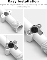 Mellbree Pressure Relief Valve for Triton Shower 6Pcs Disc Seals Cover Spares view 3