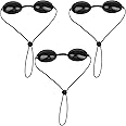3 Pairs IPL LED Light Protective Goggles, Red Light Eye Protection Goggles, Tanning Bed Glasses Sun Safety Eyewear Sunbathing